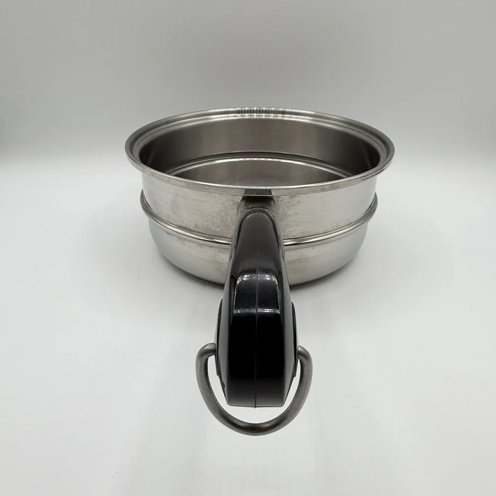 Vtg Saladmaster 8 Double Boiler Steamer Insert Strainer Colander Stainless Steel
